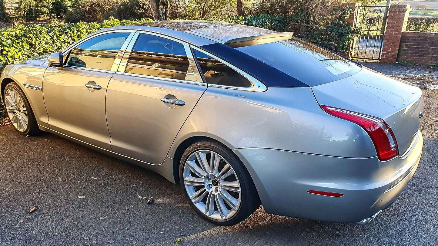 Black Roof Spoiler for Jaguar XJ X351 Sedan (2010-2019)