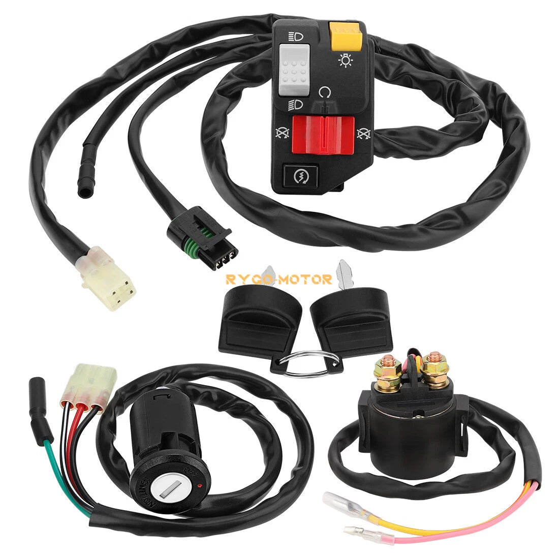 Handlebar Key Starter Relay for Honda Sportrax 250 TRX250EX (2001–2005)