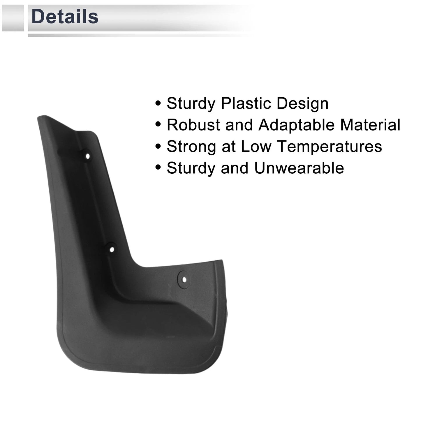 Mud Flaps Splash Guards 1 Set for BMW 3 Series GT Coupe (2013-2021)