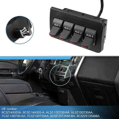 Rocker Switch Box Warning Lights for Ford (2009-2014)