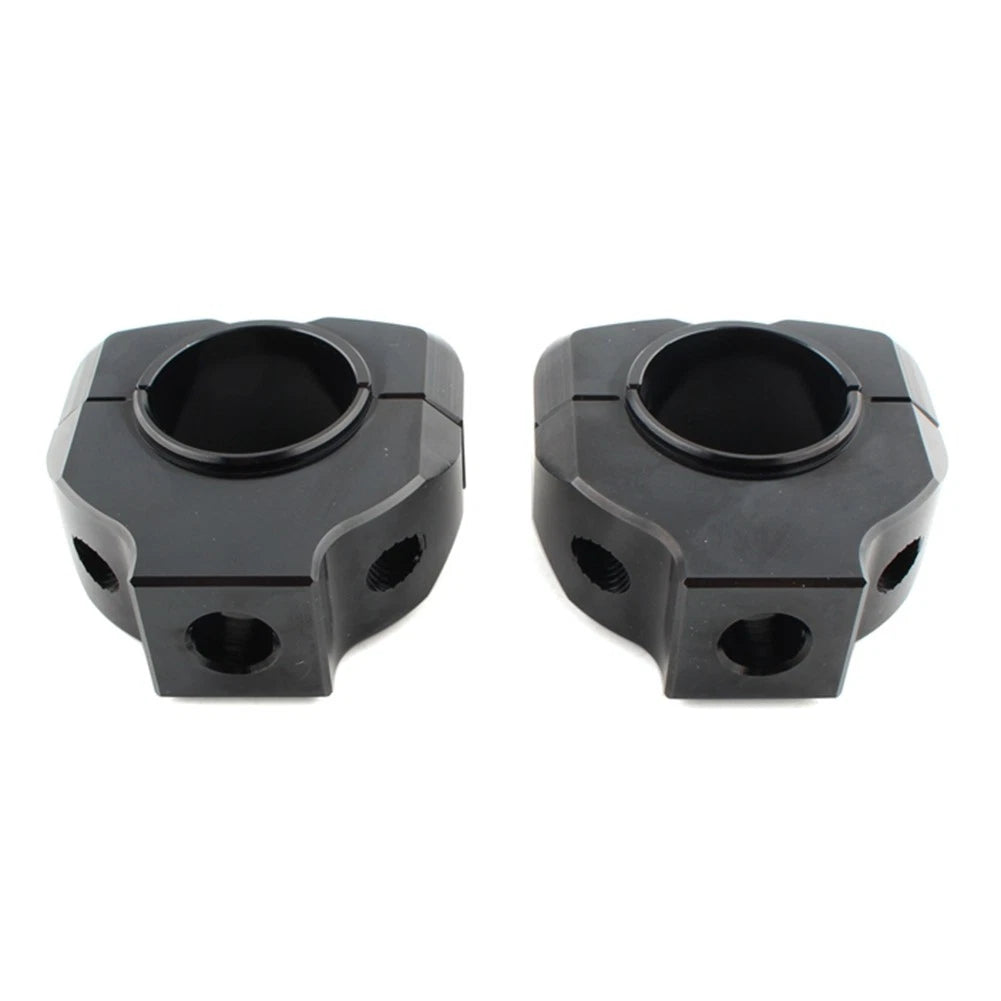 CNC 1-1/8" 28mm Motorcycle Universal Handlebar Fat Bar Riser Mount Clamp