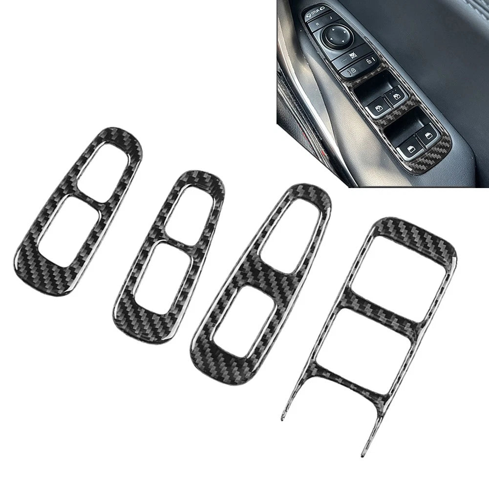 Window Lift Switch Button Cover for Kia Stinger (2018-2023)