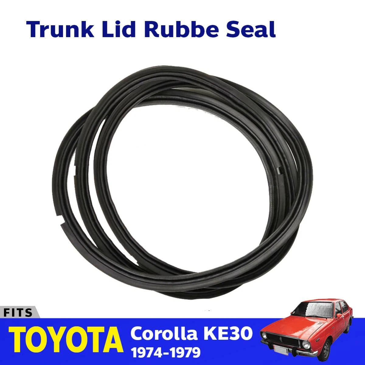 Trunk Lid Luggage Rubber Weatherstrip Fits Toyota Corolla KE30 Sedan 1974-79 New