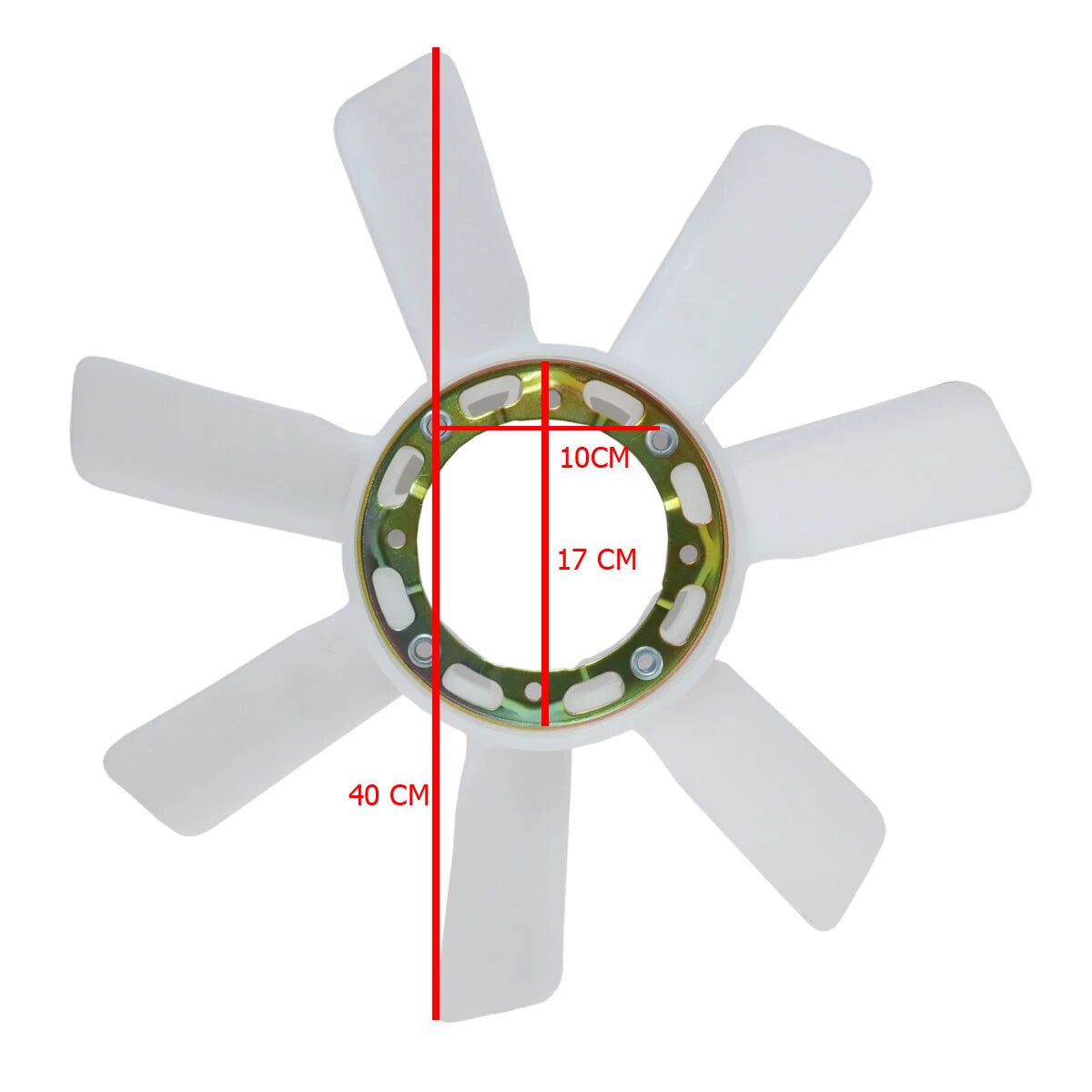 7-Blade Cooling Radiator Fan for Isuzu TF TFR Rodeo Ute KBZ 2500cc 1988-2004