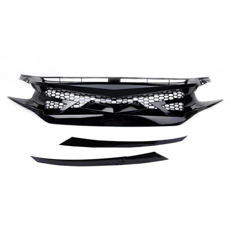 Front Bumper Mesh Grille for Honda Civic (2016-2018)