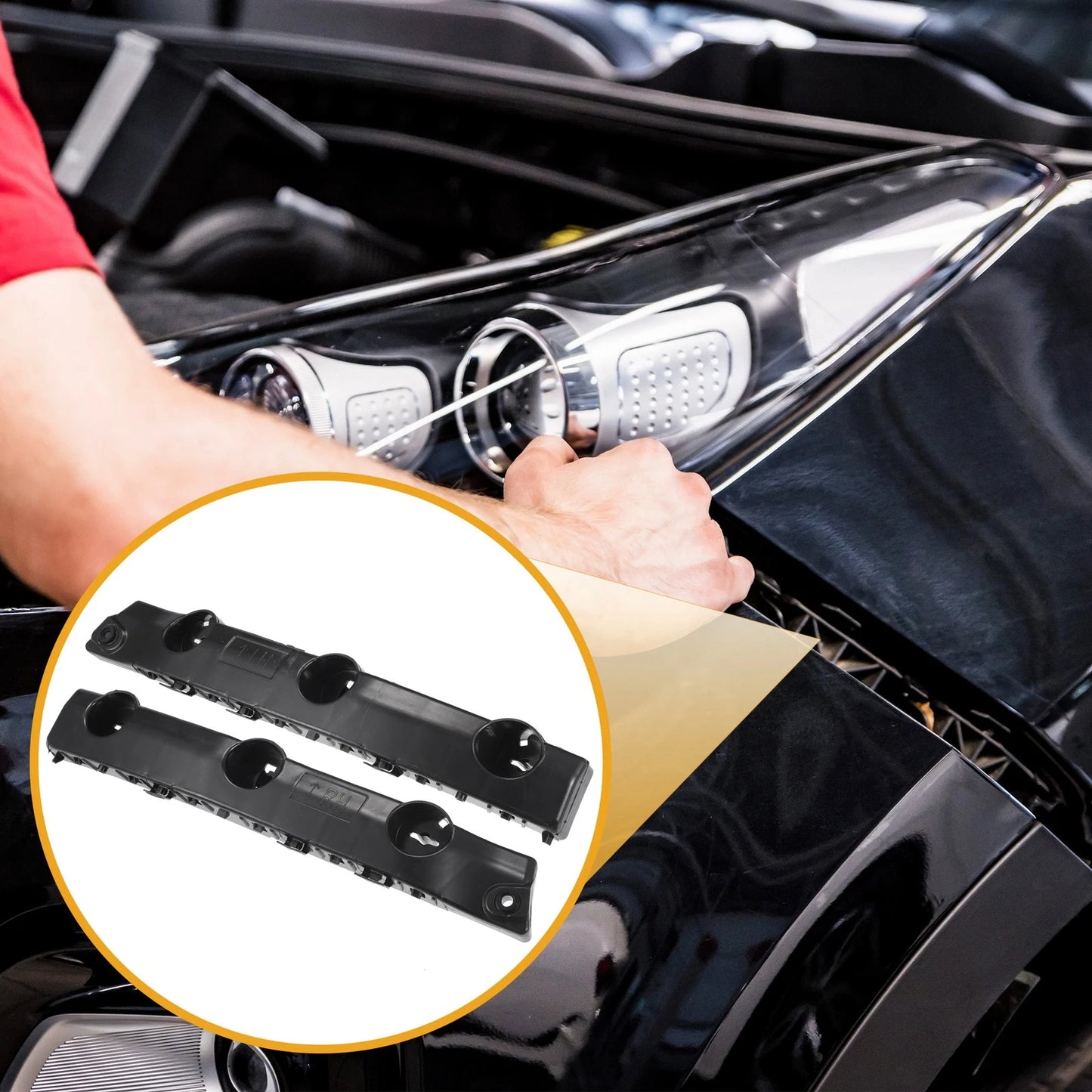 Front Bumper Support Bracket for Nissan Rogue (2014-2020) 1 Pair