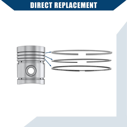 Piston Ring Set for Hyundai Tucson 2.4L L4 (2014-2015) Durable