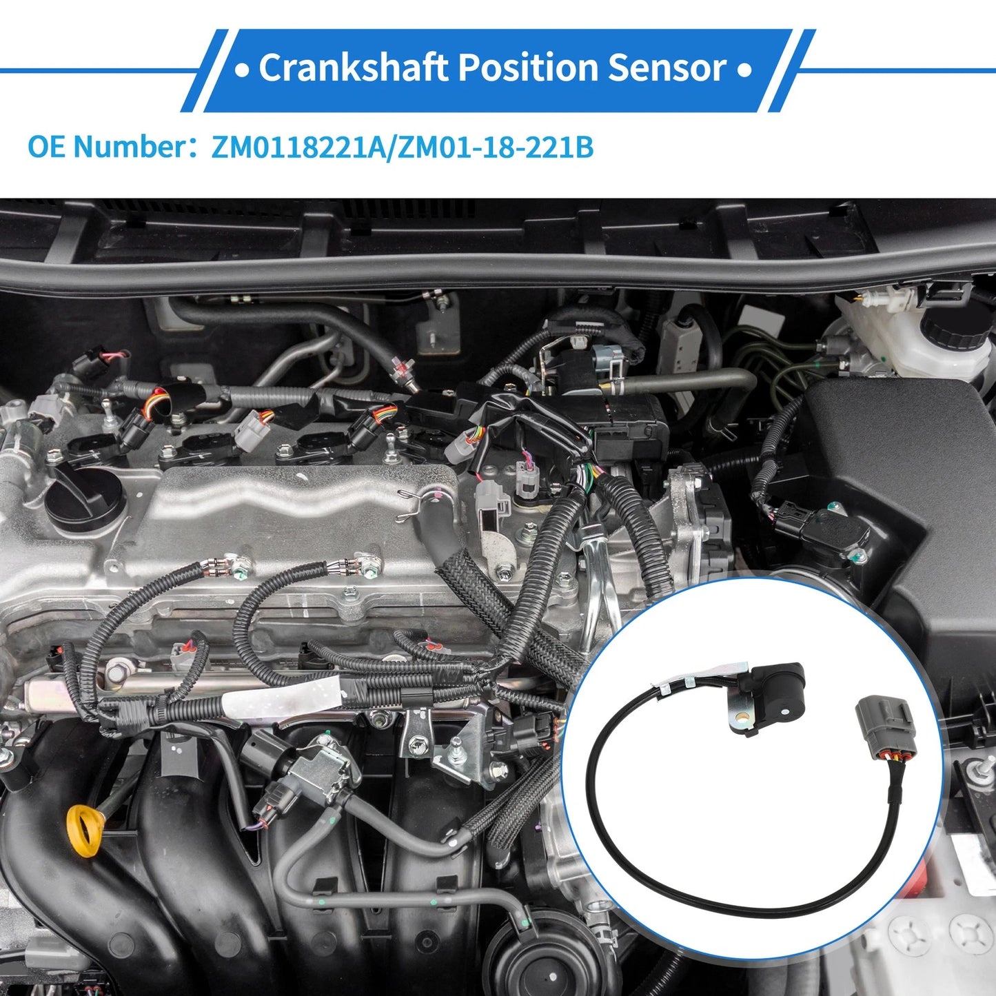 Crankshaft Position Sensor for MAZDA 323F Hatchback 1.4 1.6 (2001-2004)