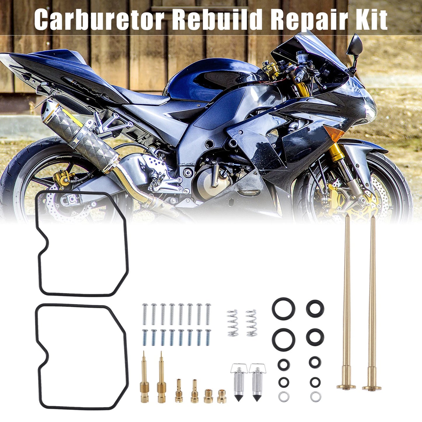 Carburetor Repair Rebuild for Kawasaki EX250 Ninja 250R (2008–2012)