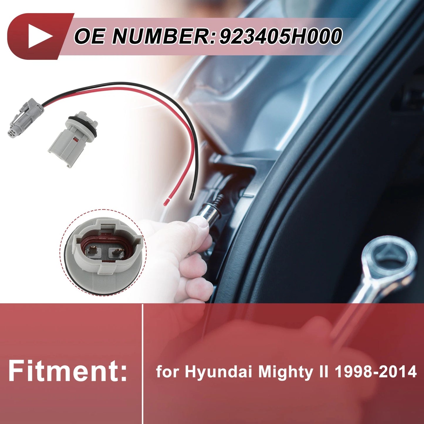 License Plate Light Socket Wiring for Hyundai Mighty II (1998-2014)