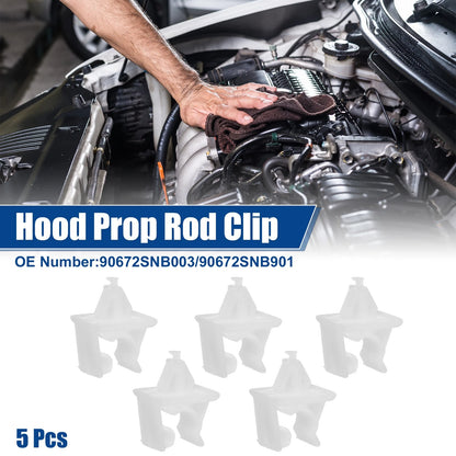 5 x Hood Prop Rod Holder for Honda Civic (2006-2015)