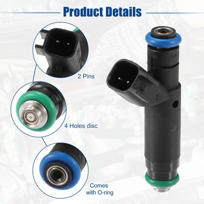 6pcs Fuel Injector Nozzle for Ford Mustang 3.8L 3.9L (2002-2004)