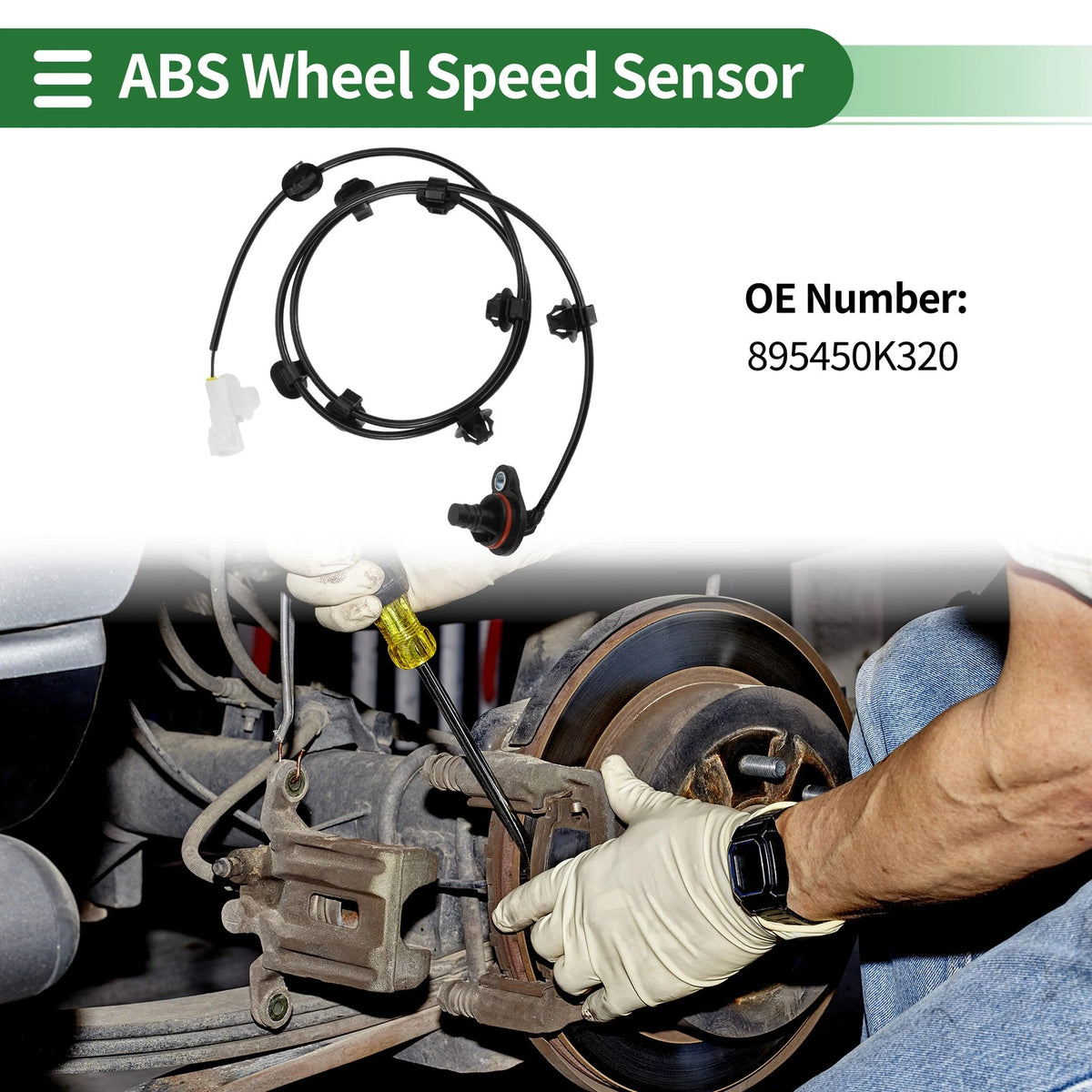 ABS Wheel Speed Sensor Rear Right for Toyota Hilux Revo