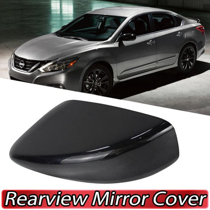 Left Side Rearview Mirror Cover Cap Black for Nissan Altima (2013-2018)