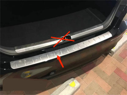 Rear Outer Bumper Protector Cover Trim for Toyota Camry LE/XLE (2018-2020)