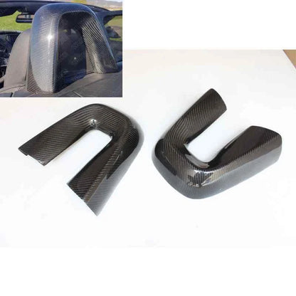 Carbon Fiber Seat Roll Over Head Cover Trim for BMW Z4 E89 2009-2015