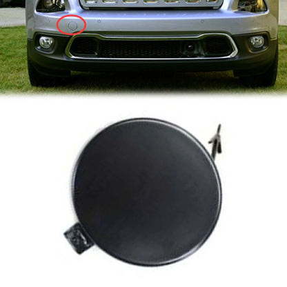 Front Bumper Tow Hook Eye Cap Cover for 2014-2018 Jeep Cherokee (2014-2018)