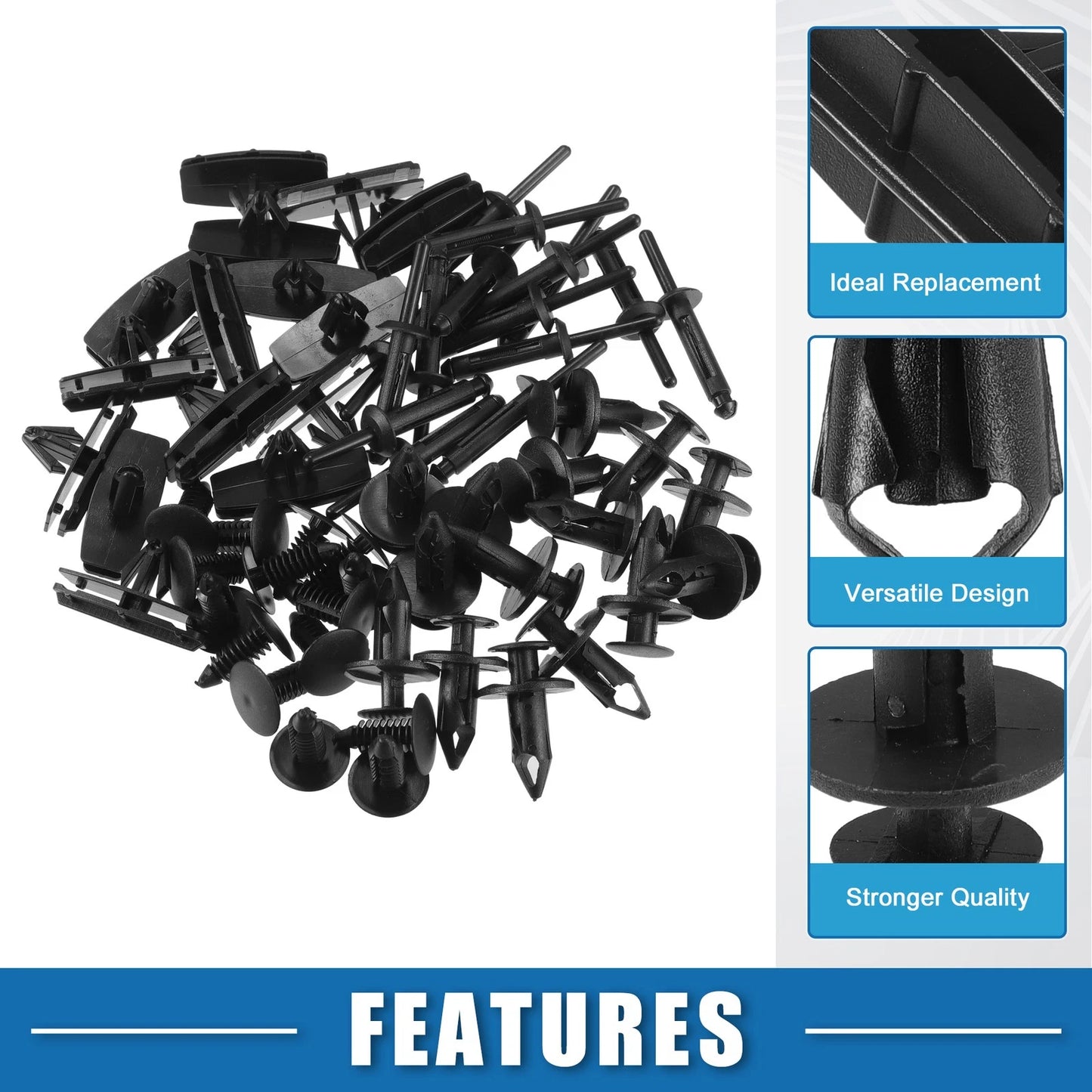 Grille Fender Flare Hardware Kit for Jeep (2018-2023) - Black