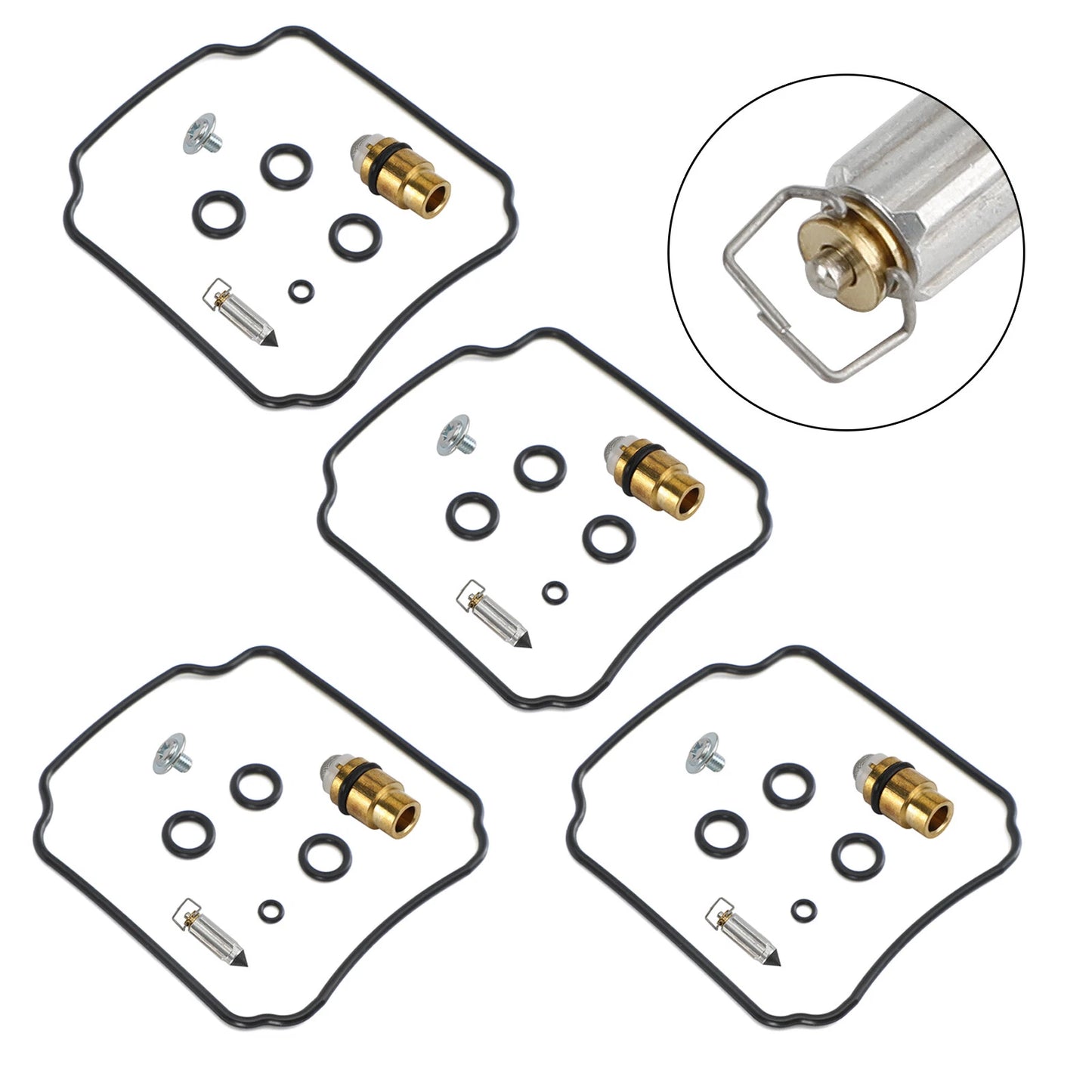 4X Carburetor Repair Kit for Yamaha FZR400 (1WG) R/RR (1988-1990)
