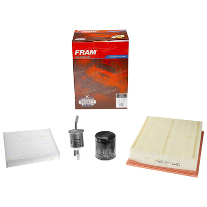 Oil Air Fuel Cabin Filter Service Kit for Toyota Hilux TGN121 (2015–2019)
