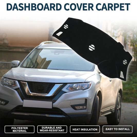 Dashboard Cover Mat for Nissan Elgrand E52 (2010-2024) - Black 1 Set