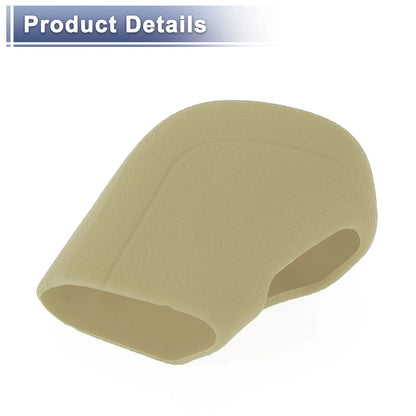 Beige Silicone Automatic Gear Shift Knob Cover for Toyota Camry (2018-2024)