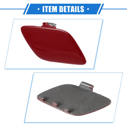 Tow Hook Eye Hole Cover Cap for BMW E92 E93 2007-2010 Red Right