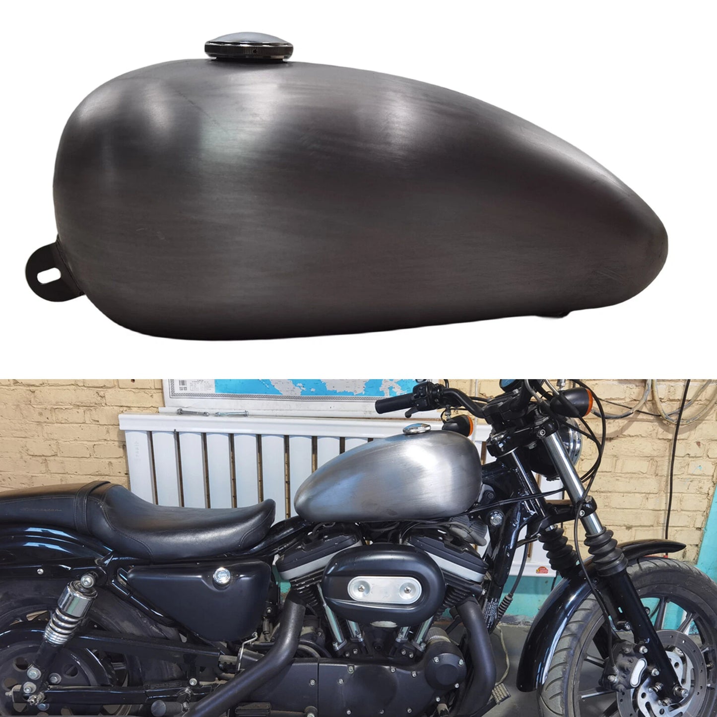 10L Fuel Tank for Harley Sportster XL1200/883 (1995-2003)