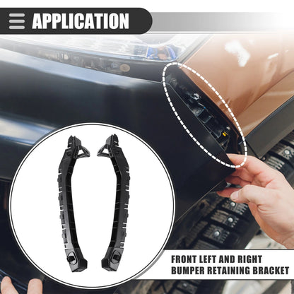 Left Right Front Bumper Brackets for Subaru Impreza WRX STi (2011-2014)