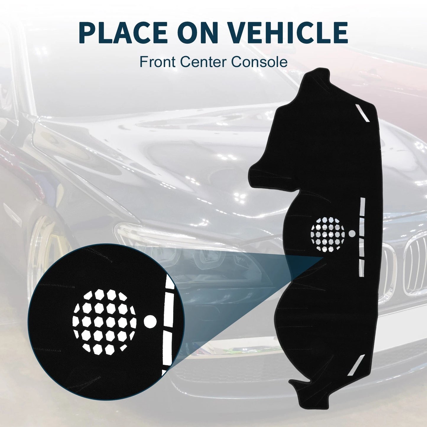 Dashboard Dash Cover Mat for BMW 6 Series (2003-2010)