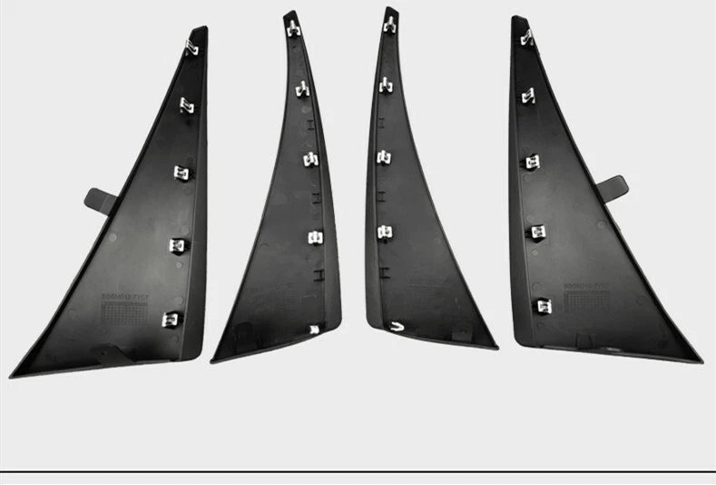 4Pcs Splash Guards Front Rear Mud Flaps for Chevy Corvette (2014–2019)