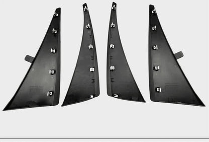 4Pcs Splash Guards Front Rear Mud Flaps for Chevy Corvette (2014–2019)
