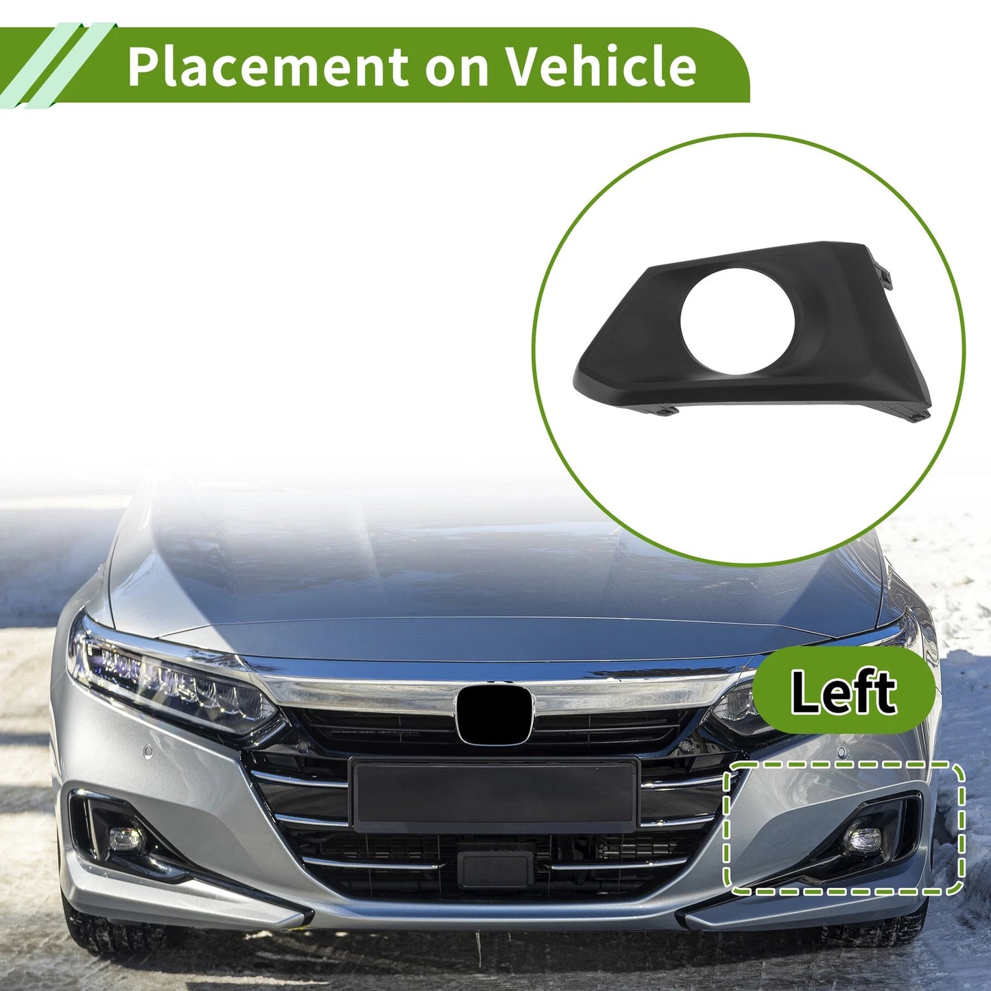 Front Left Fog Light Grill for Nissan Altima (2019-2022)