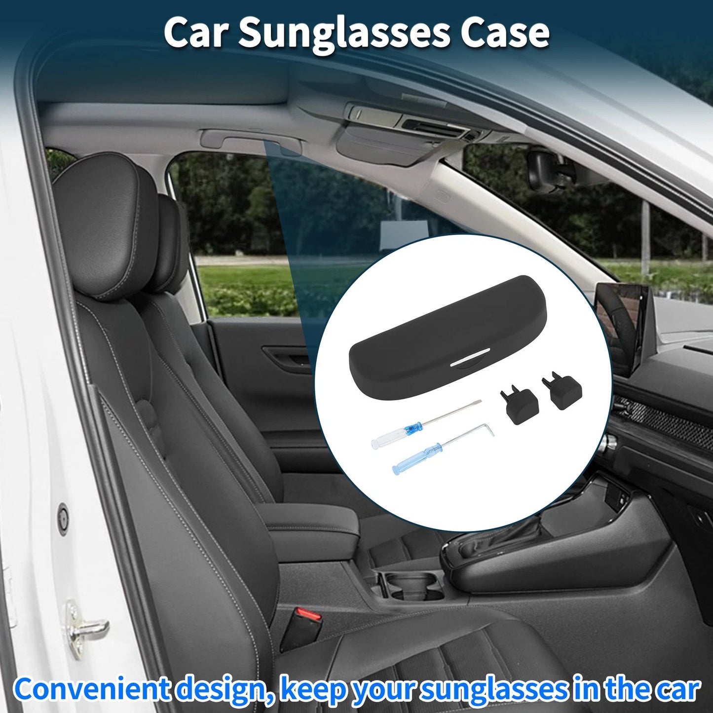 Car Sunglasses Case Eyeglasses Holder for Toyota RAV4 (19–23)