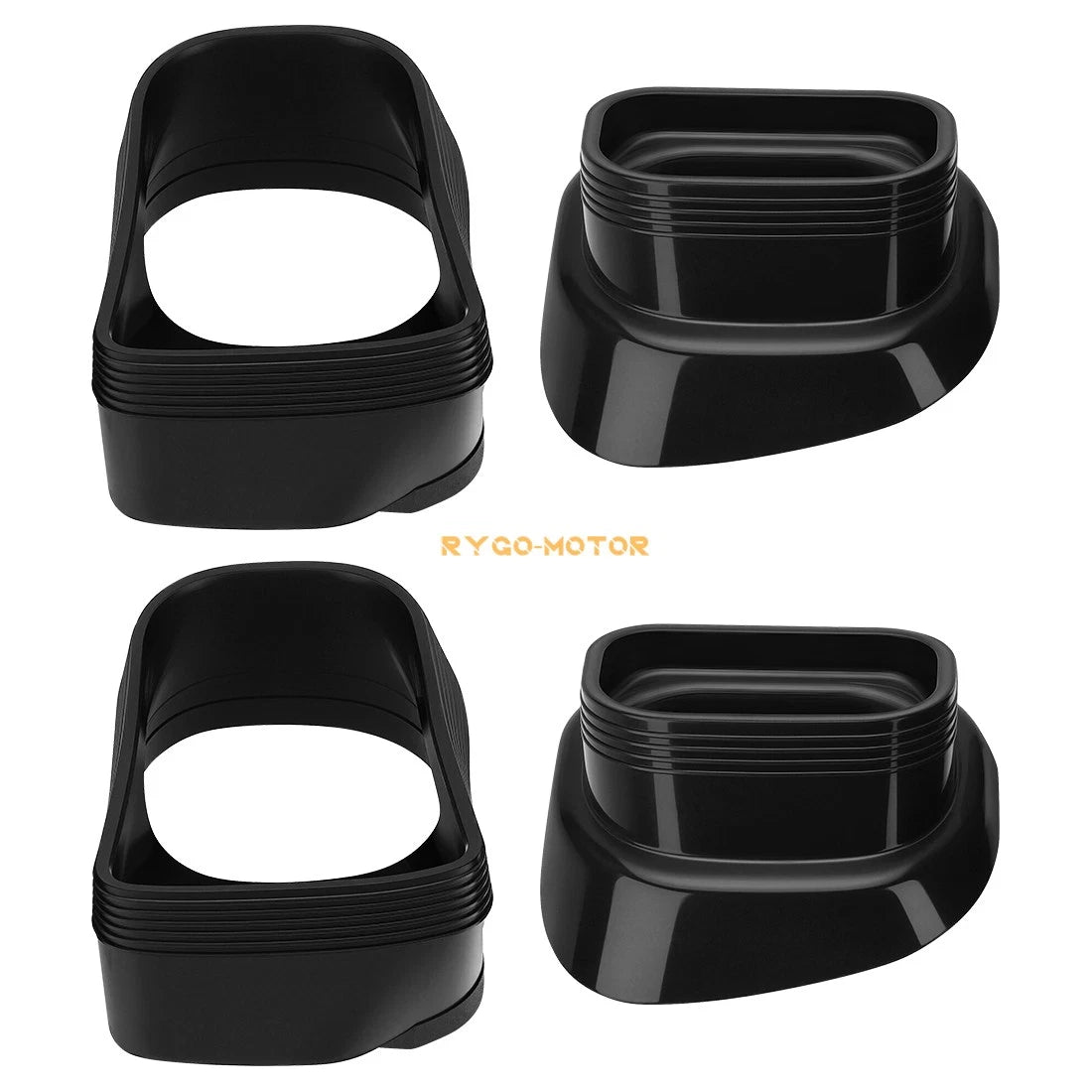 4 Pack / Ram Air Intake Duct Rubber Boots for Suzuki GSXR GSX-R (1996–2000)