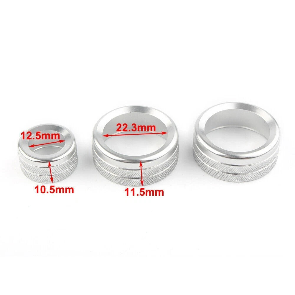 Air Condition Knob Switch Trim Cover Ring for BMW GT X1 X3 X4 X5 X6 (13-18)