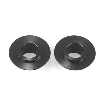 Front Axle Wheel Spacers 2 x Black for Harley Touring (2008-2018)