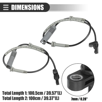 Front Left & Right ABS Sensors for BMW 3 Series (2006-2013)