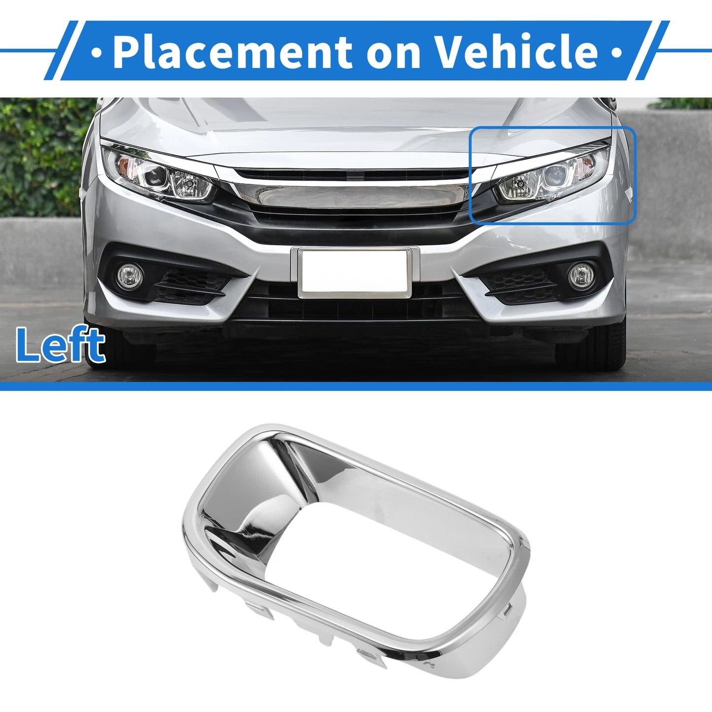 Front Left Fog Light Grill for Mini F55 (2014-2024)