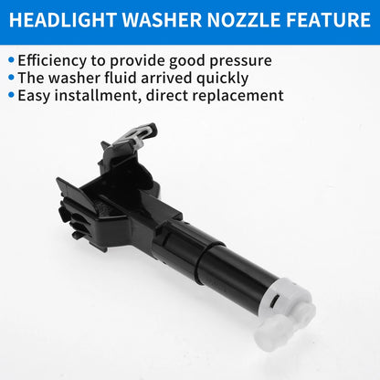 Driver Side Headlight Washer Nozzle for Toyota Prius (2009-2015)
