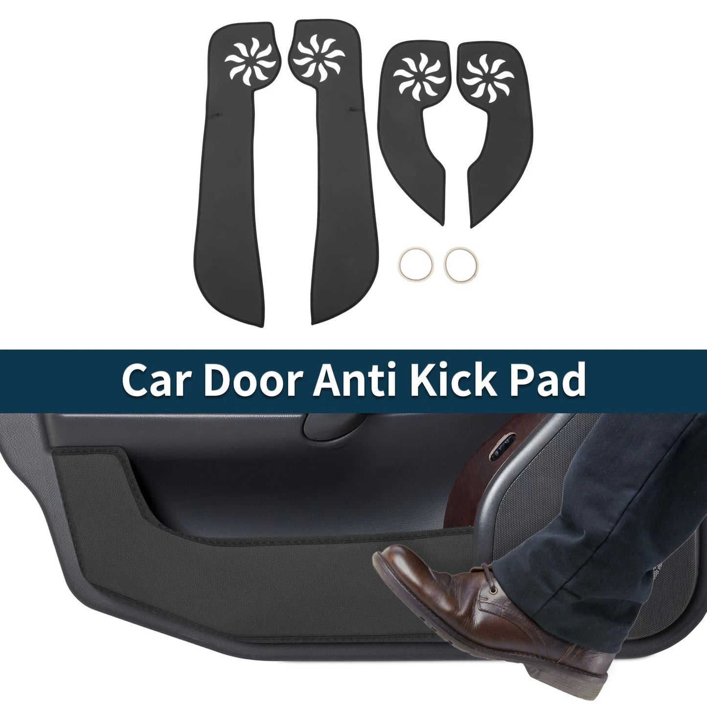 Car Door Anti Kick Pad Sticker Protector for Nissan Qashqai (2016-2022)