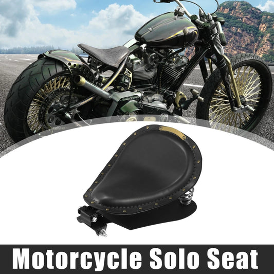 1 Set Motorcycle Solo Seat Saddle with Spring Base for Harley Sportster XL883