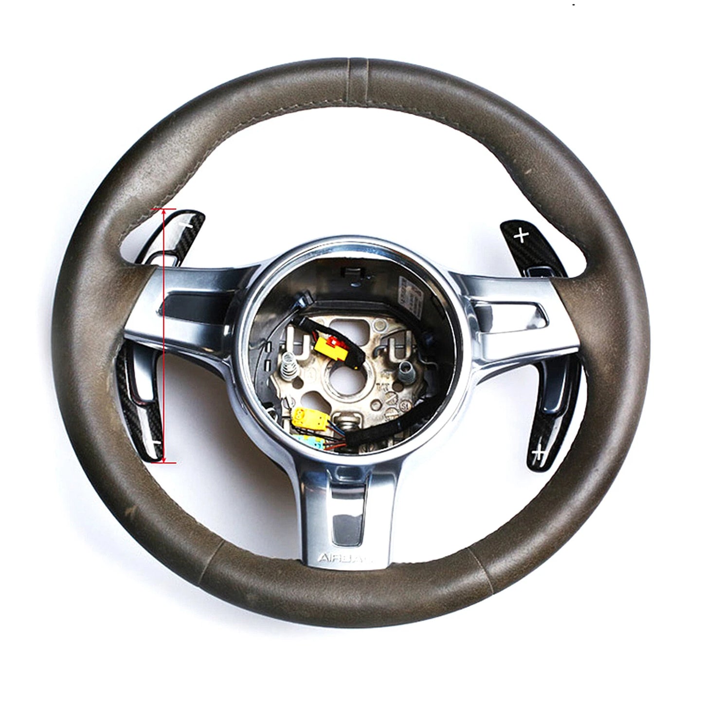 2 x Carbon Steering Wheel Shift Paddles for Porsche 991 981 (2012-2019)