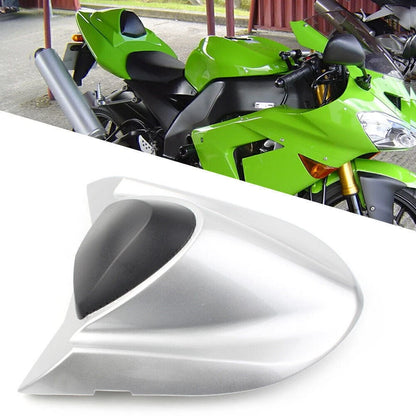 Silver Rear Pillion Cowl Seat Back Cover for Kawasaki Ninja ZX10R (2004-2005)