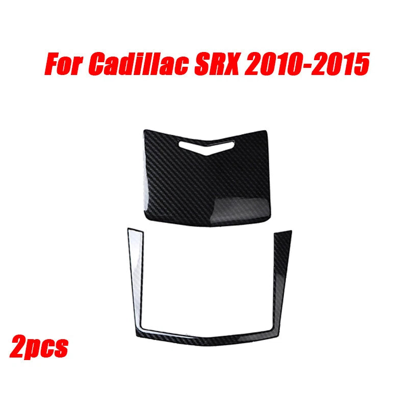Carbon Fiber Cigarette Lighter Storage Box Trim for Cadillac SRX (2010–2015)