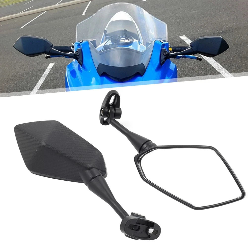 Carbon Fiber Look Rear View Side Mirrors for Honda CBR600RR (2003-2025)