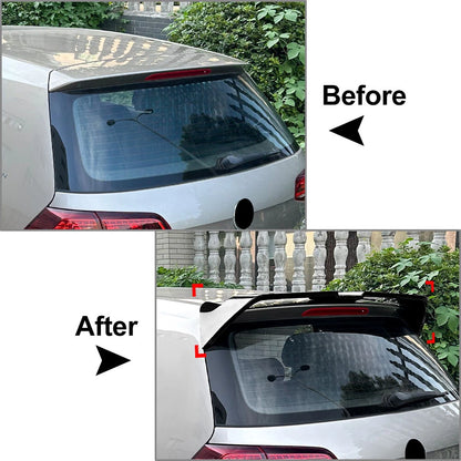 Rear Window Roof Spoiler Wing for VW Golf MK7 MK7.5 (2013-2021)