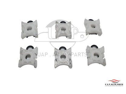 6 x Plastic Window Regulator Sliding Pivot Clips for BMW E32 E34 E36 E85 E92 E93