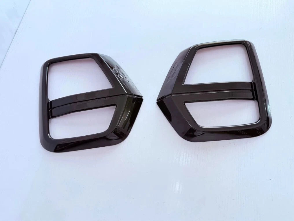 2 x Black ABS Front Fog Light Lamp Cover Trim for 2023-2025 Chevrolet Colorado