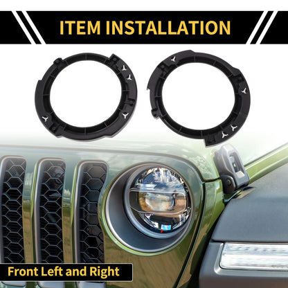 7 Inch Round Headlight Mount Bracket for Jeep Wrangler JK (2007-2017)